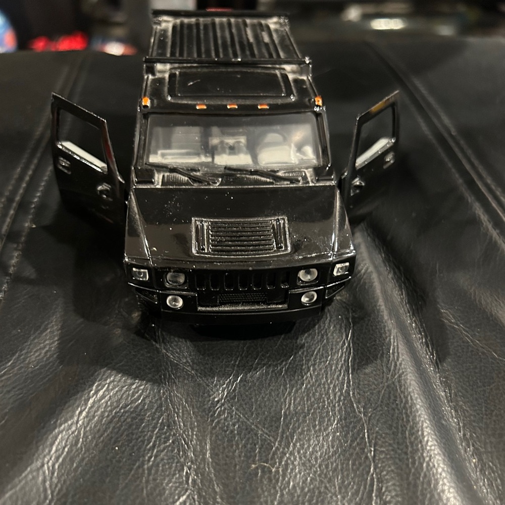Black Die-Cast Toy SUV